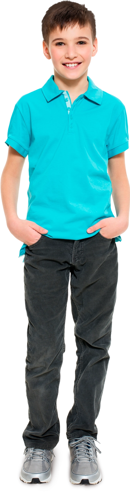 Niño sonriendo en Salud Nacional