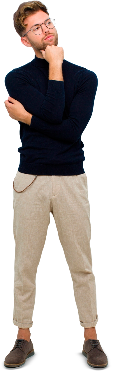 Niño pensando en Salud Nacioanl