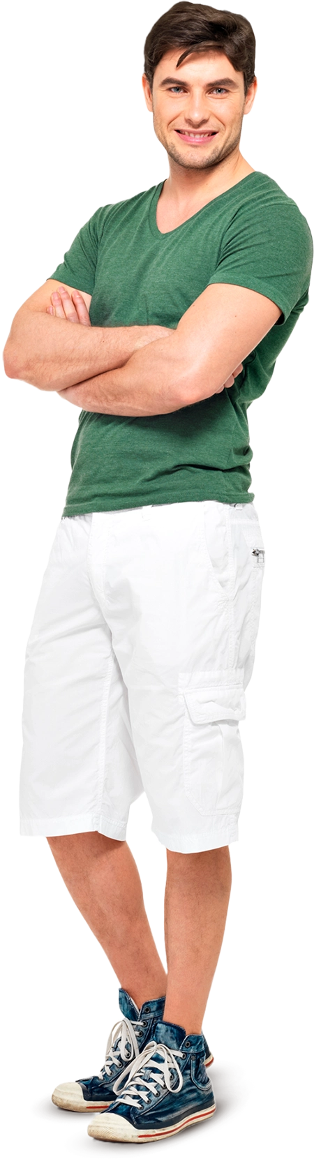 Hombre con dolor de cabeza en Salud Nacional